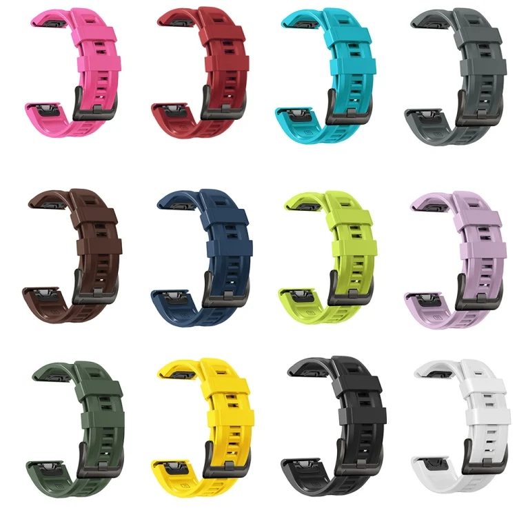 SYA001802003_B1.webp 26mm Silicone Sport Pure Color Strap - Image 2