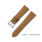 22mm Contrast Pin Buckle Leather Strap - Image 4