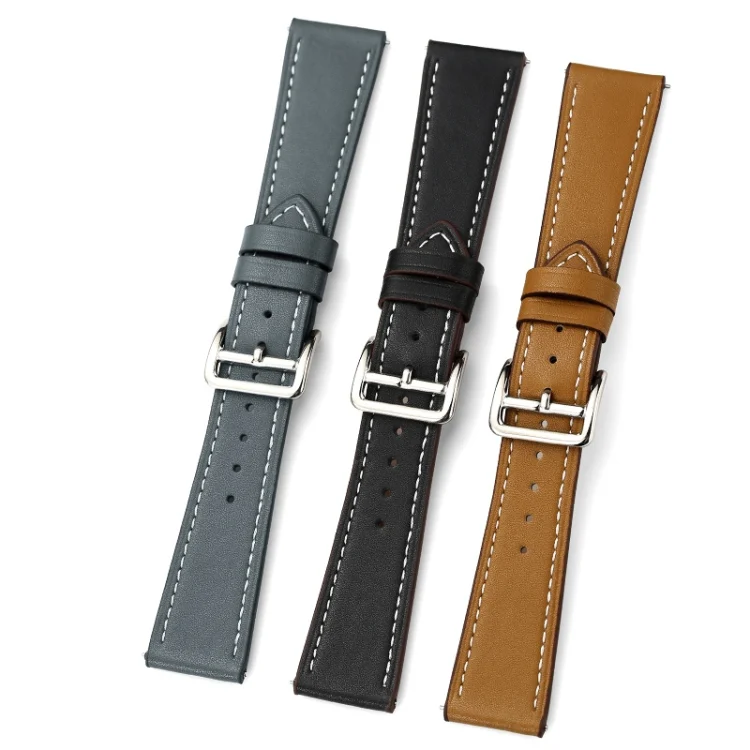 SYA001815301_B4.webp 22mm Contrast Pin Buckle Leather Strap - Image 5