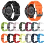 26mm Silicone Sport Pure Color Watch Band - Image 2