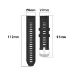 20mm Silicone Solid Color Watch Band - Image 4