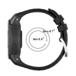 20mm Silicone Solid Color Watch Band - Image 5
