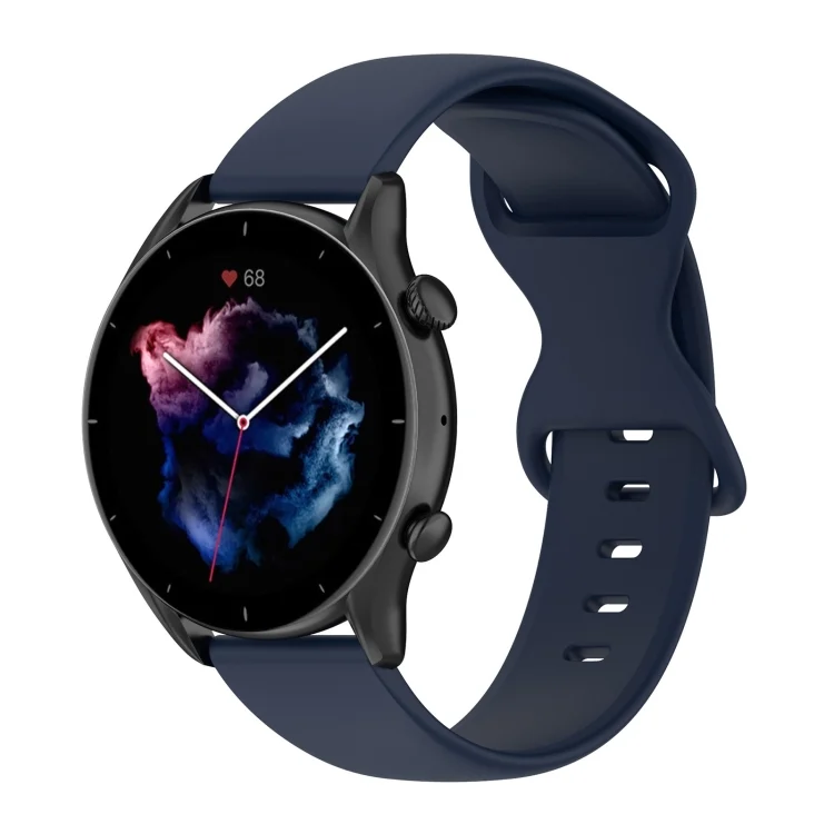 22mm Solid Color Silicone Watch Band
