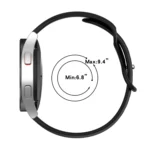 20mm Solid Color Silicone Watch Band - Image 4