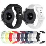 22mm Solid Color Silicone Watch Band - Image 2