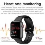 T500 Plus 1.54 inch Color Screen Smart Watch,Support Heart Rate Monitoring/Blood Pressure Monitoring - Image 2
