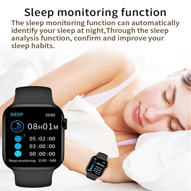 SYA001839501_B6.webp T500 Plus 1.54 inch Color Screen Smart Watch,Support Heart Rate Monitoring/Blood Pressure Monitoring - Image 7