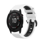 26mm Silicone Sports Two-Color Watch Band