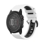 26mm Silicone Sports Two-Color Watch Band