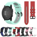 26mm Silicone Sports Two-Color Watch Band - Image 2