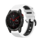 22mm Silicone Sports Two-Color Watch Band