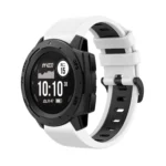 22mm Silicone Sports Two-Color Watch Band