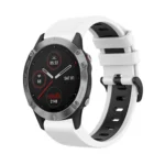 22mm Silicone Sports Two-Color Watch Band