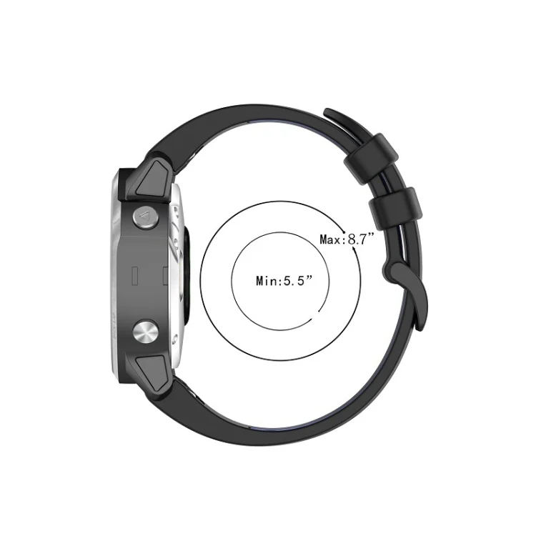 SYA001854211_B4.webp 22mm Silicone Sports Two-Color Watch Band - Image 5
