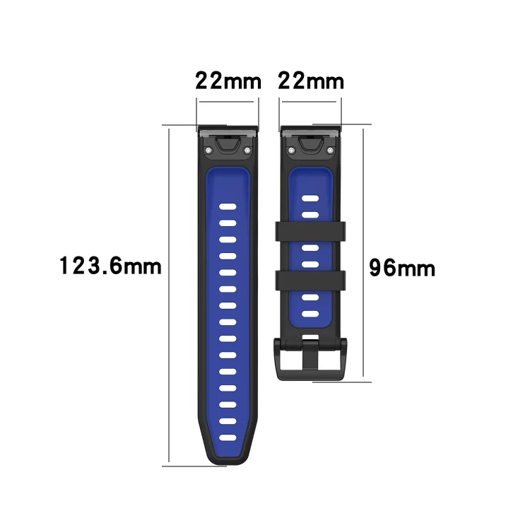 SYA001854211_B5.webp 22mm Silicone Sports Two-Color Watch Band - Image 6