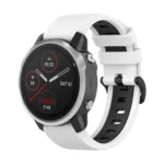 22mm Silicone Sports Two-Color Watch Band