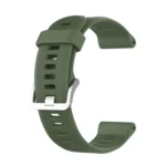 22mm Twill Solid Color Silicone Watch Band - Image 7