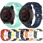 22mm Twill Solid Color Silicone Watch Band - Image 2