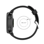 22mm Twill Solid Color Silicone Watch Band - Image 6