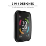 For Huawei Band 7/6 / Honor Band 6 ENKAY Hat-Prince Full Coverage Electroplated Soft TPU Case with Screen Protection - Image 2