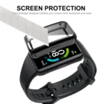 For Huawei Band 7/6 / Honor Band 6 ENKAY Hat-Prince Full Coverage Electroplated Soft TPU Case with Screen Protection - Image 3