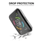 For Huawei Band 7/6 / Honor Band 6 ENKAY Hat-Prince Full Coverage Electroplated Soft TPU Case with Screen Protection - Image 5