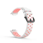 Two-Color Perforated Silicone Watch Band - Image 5