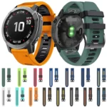 22mm Silicone Sports Two-Color Watch Band - Image 3