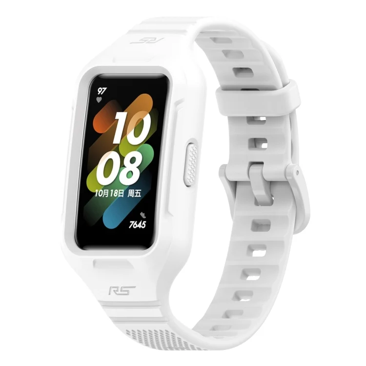 Solid Color Silicone Integrated Watch Band
