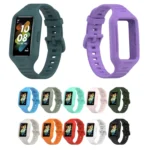 Solid Color Silicone Integrated Watch Band - Image 2