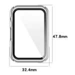 PC+Toughened Film Fully Enclosed Protective Watch Case - Image 6