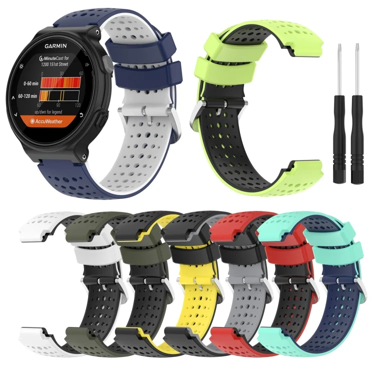 SYA001894205_B1.webp Silicone Sports Two-Color Watch Band - Image 2