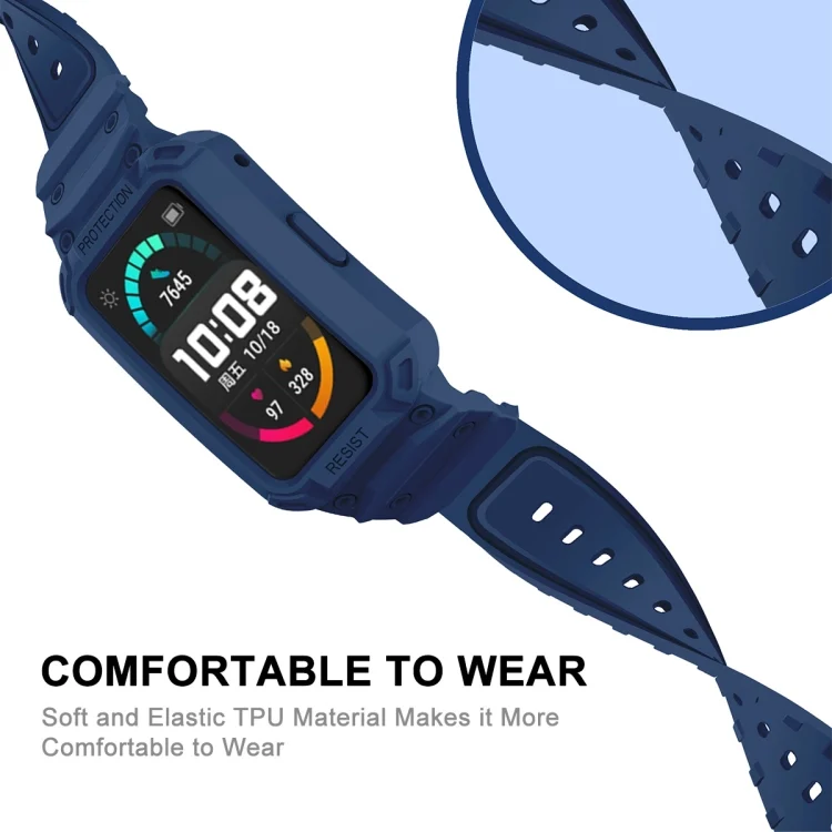 SYA001896301_B2.webp For Huawei Watch Fit 2020 / Honor Watch ES 2020 JSM Integrated TPU Adjustable Elastic Watch Band - Image 3