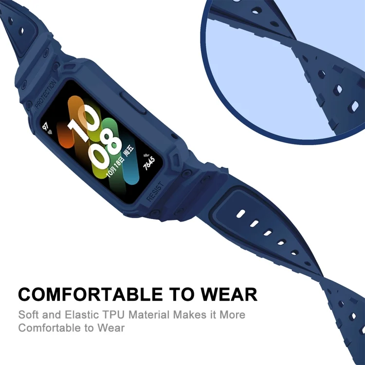 SYA001897101_B3.webp For Huawei Band 6 / 7 / Honor Band 6 JSM Integrated TPU Adjustable Elastic Watch Band - Image 4