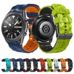 22mm Football Pattern Two-Color Silicone Strap - Image 2