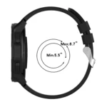 Protruding Head Silicone Strap Silver Buckle - Image 4