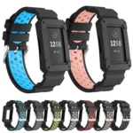 For Fitbit Charge 3 All-in-one Silicone Protective Case Replacement Watch Band - Image 2