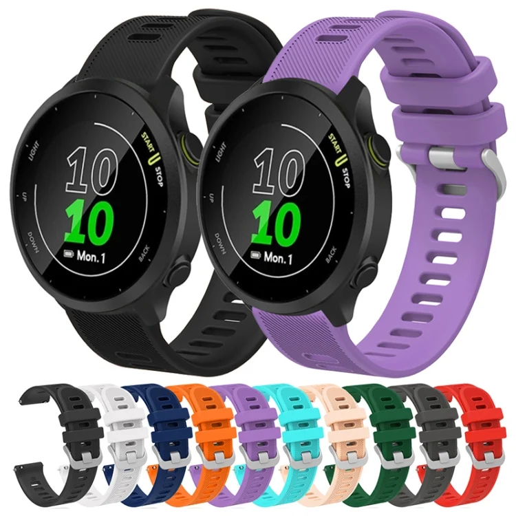 SYA001918303_B1.webp 20mm Silicone Twill Watch Band - Image 2