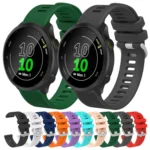 20mm Silicone Twill Watch Band - Image 2