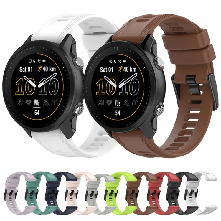 SYA001920803_B1.webp 22mm Solid Color Silicone Watch Band - Image 2