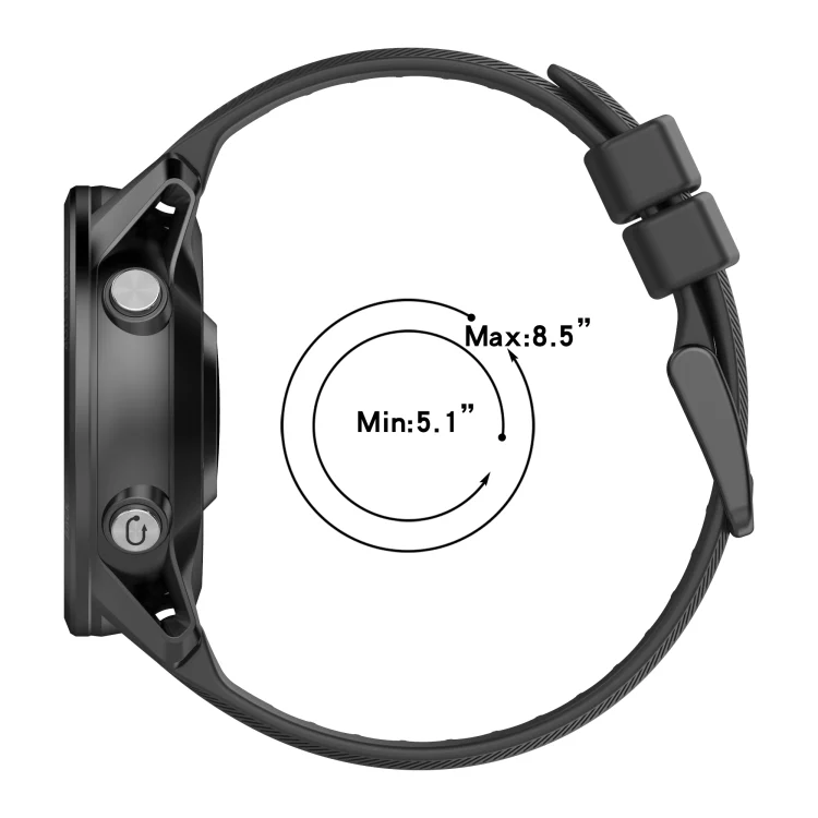 SYA001920803_B4.webp 22mm Solid Color Silicone Watch Band - Image 5