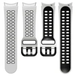 20mm Breathable Two-Color Silicone Watch Band - Image 4