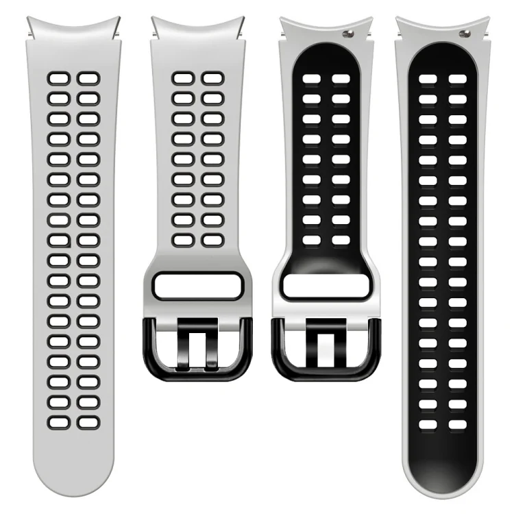 SYA001925202_B3.webp 20mm Breathable Two-Color Silicone Watch Band - Image 4