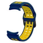 20mm Breathable Two-Color Silicone Watch Band - Image 5