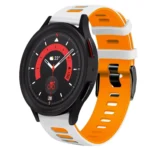 20mm Two-Color Silicone Watch Band
