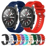 20mm Twill Solid Color Silicone Watch Band - Image 2