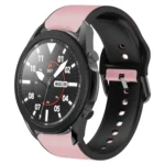 20mm Silicone Adhesive Leather Watch Band