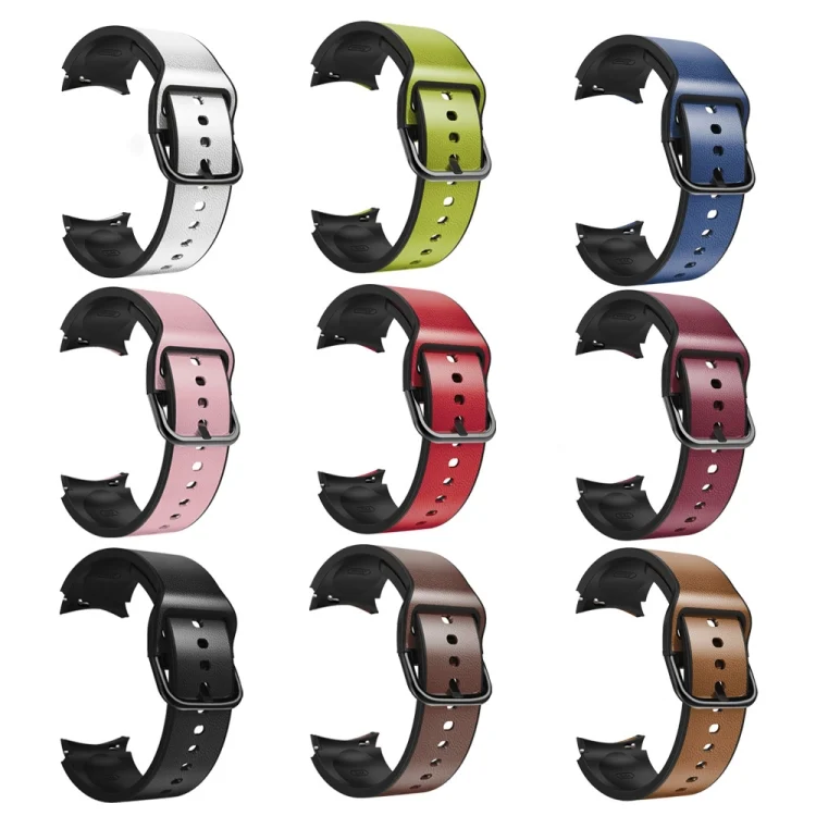 SYA001926205_B2.webp 20mm Silicone Adhesive Leather Watch Band - Image 3