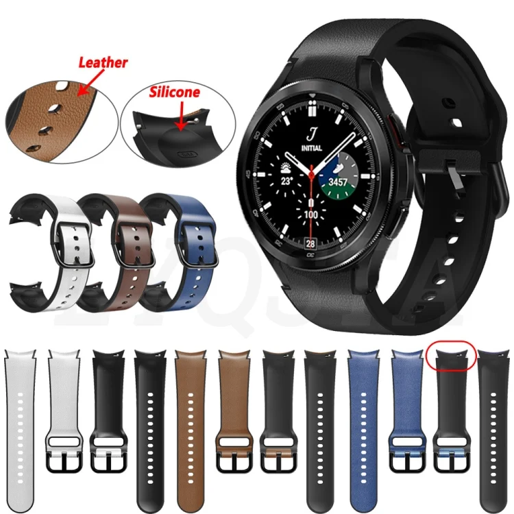 SYA001926205_B3.webp 20mm Silicone Adhesive Leather Watch Band - Image 4