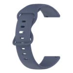 20mm Butterfly Buckle Solid Color Silicone Watch Band - Image 7